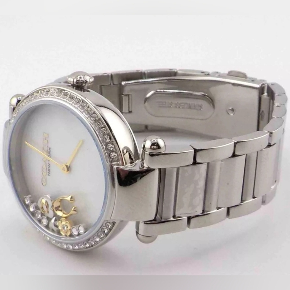 ***BRAND NEW*** COACHWomen's Cary Silver-Tone Stainless Steel Bracelet Watch - Picture 4 of 9